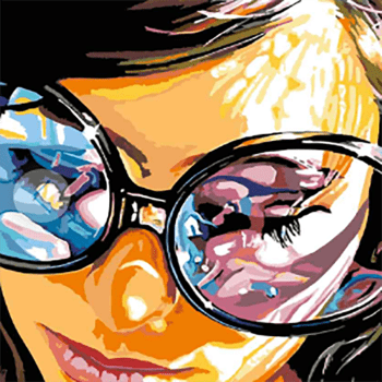 Картина по фото акриловыми красками