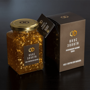 Мёд с золотом для массажа Мёд с золотом для массажа