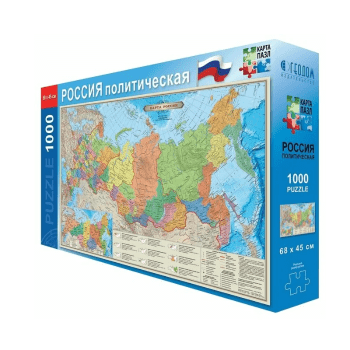 Картографический паззл России Картографический паззл России