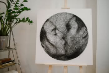 Индивидуальные картины из нитей от ArtPautina