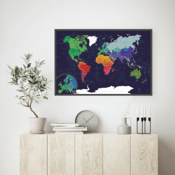 Скретч-карта мира AFI DESIGN Blue Скретч-карта мира AFI DESIGN Blue