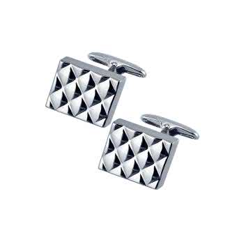 серебристые запонки