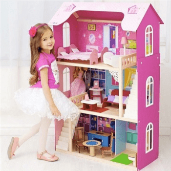 Детские кукольные домики и куклы