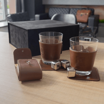 Подарочный набор для виски Brecknock Brown Подарочный набор для виски Brecknock Brown