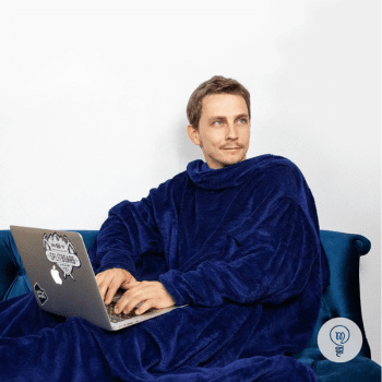 Плед с рукавами Remex Luxury синий Плед с рукавами Remex Luxury синий