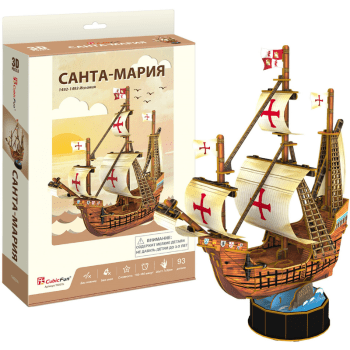 Пазл CubicFun Корабль Санта Мария Пазл CubicFun Корабль Санта Мария