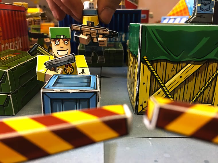 Бумажная настольная игра