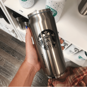 Металлическая термокружка STARBUCKS Platinum 500 ml Металлическая термокружка STARBUCKS Platinum 500 ml