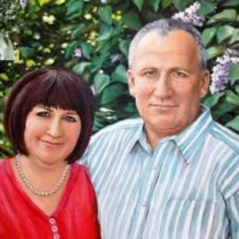 портрет-раскраска по номерам