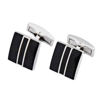 чёрные запонки