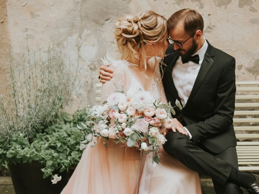 свадебная пара