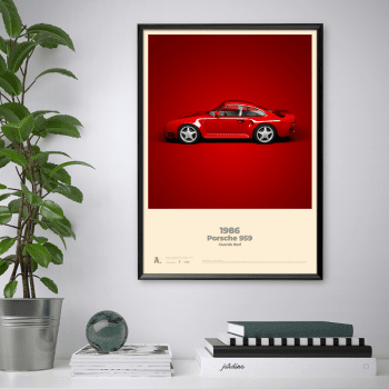 Постер Porsche 1986 Постер Porsche 1986