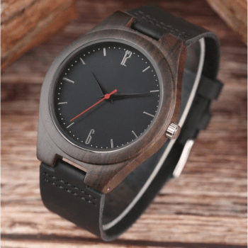 Мужские часы Wood Bank Black Skin Мужские часы Wood Bank Black Skin