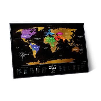 Скретч-карта Travel Map Black Скретч-карта Travel Map Black