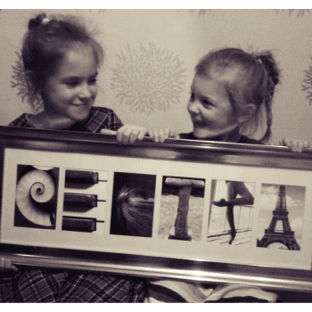 Слово «Сестра» из фотографий Слово «Сестра» из фотографий